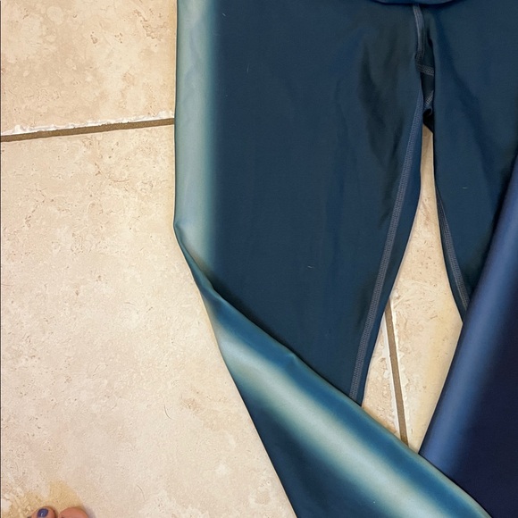 Athleta ultra high elation tights navy and dark green size medium - Picture 4 of 5